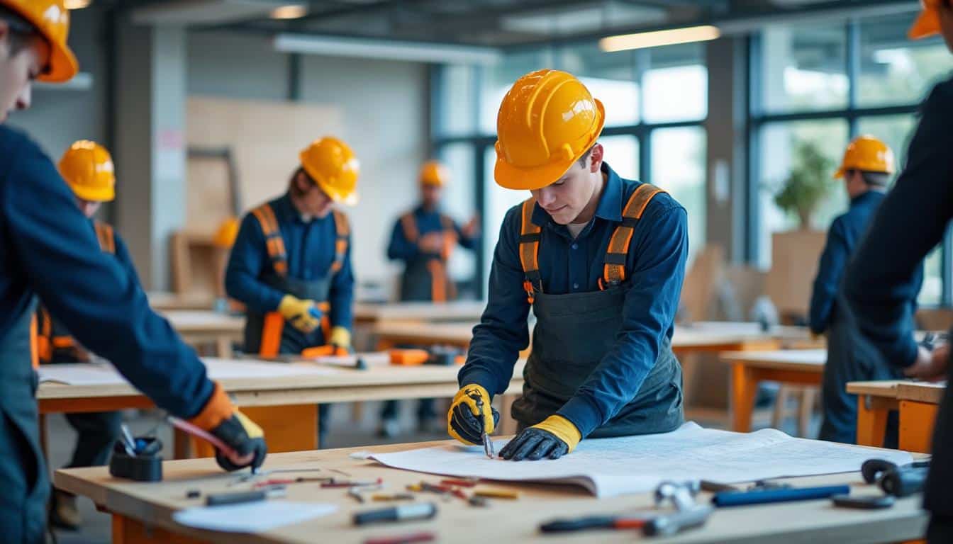 Illustration: Les formations proposées au sein du BTP CFA de Marly : un panorama complet