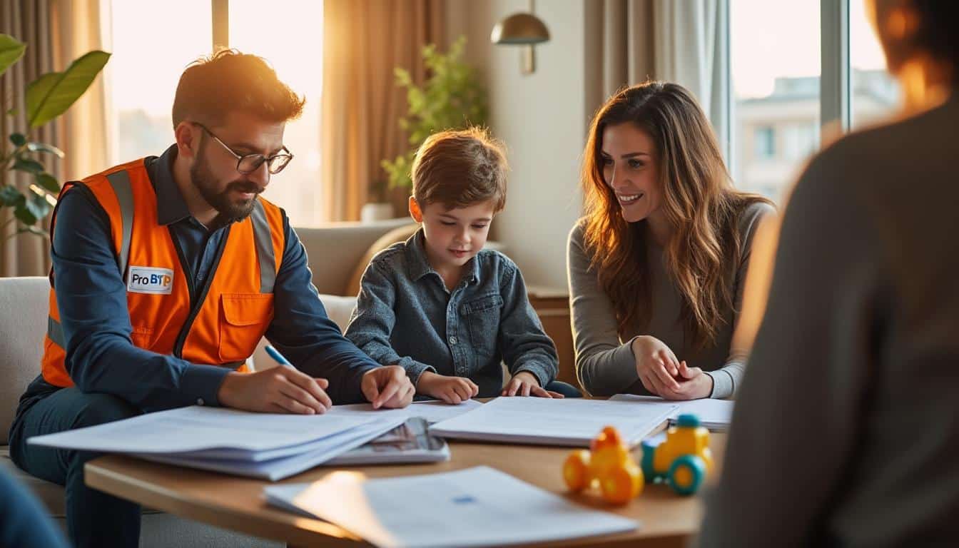Illustration: Les conditions pour bénéficier du forfait parentalité Pro BTP