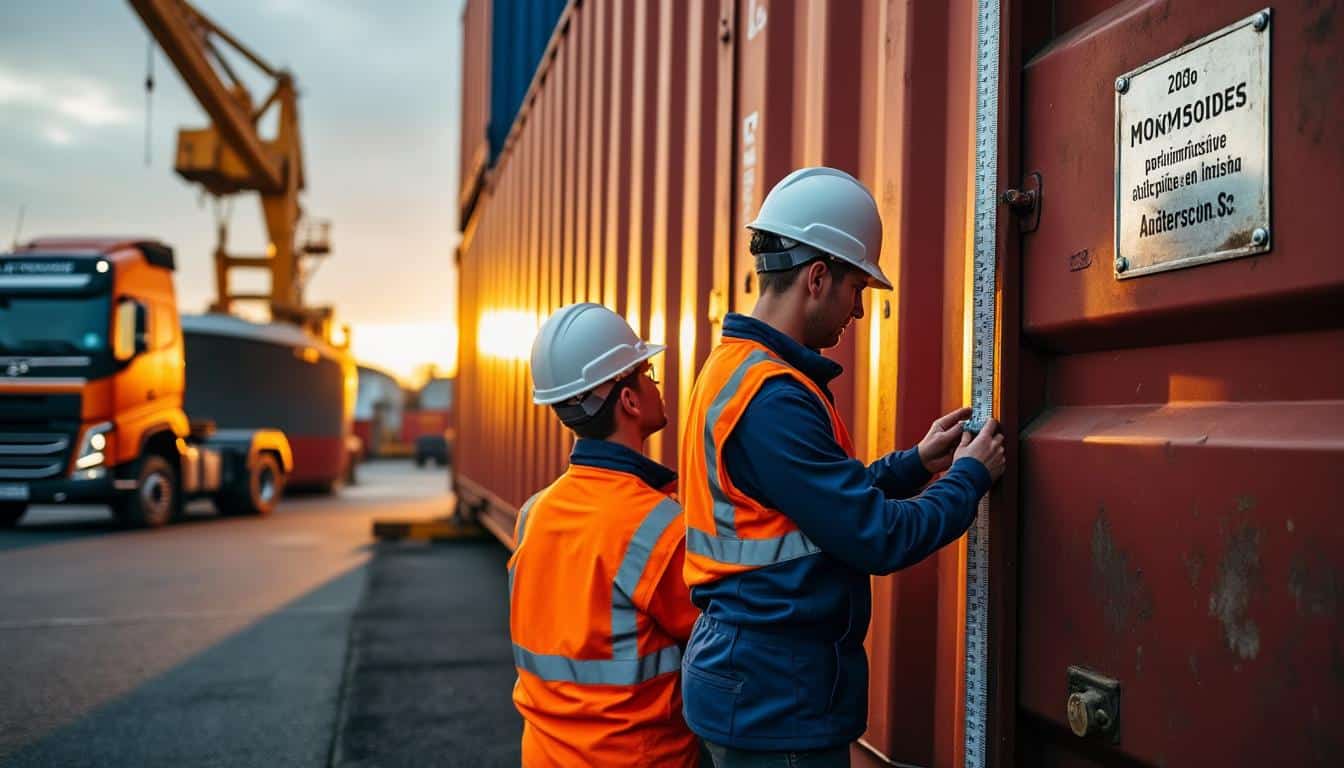 Illustration: Comprendre les dimensions et caractéristiques d’un conteneur maritime de 20 pieds