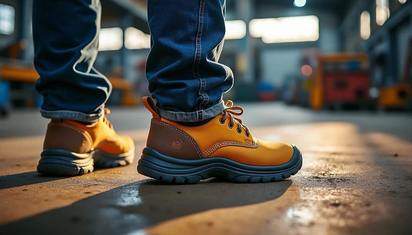 Chaussure àtex : sécurité et confort pour zones à risque