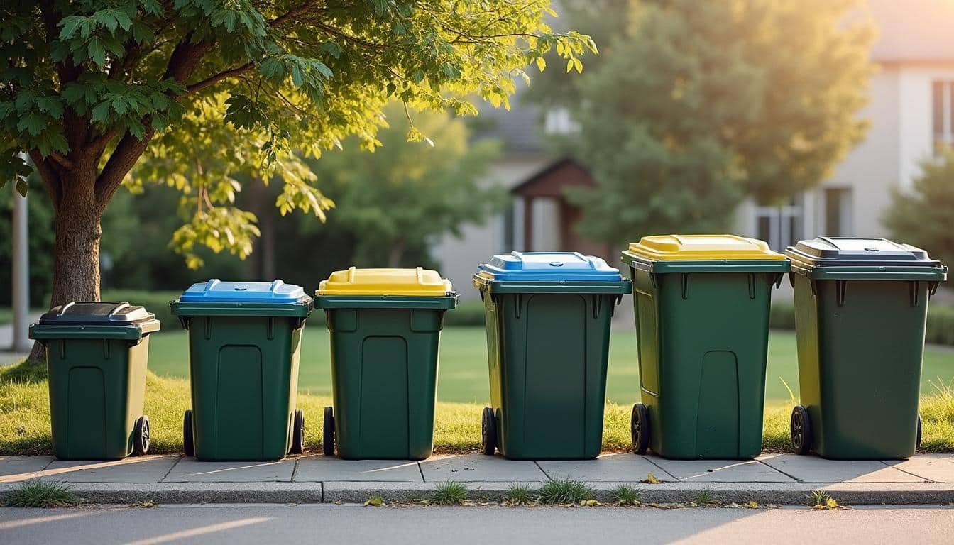Illustration: Comprendre les différentes tailles de poubelles et leurs usages courants