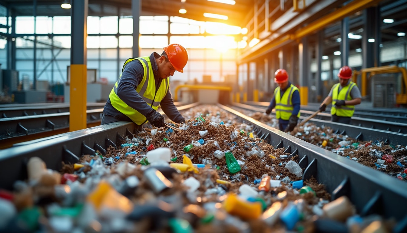 Illustration: Comprendre l’importance stratégique des installations de tri pour le recyclage