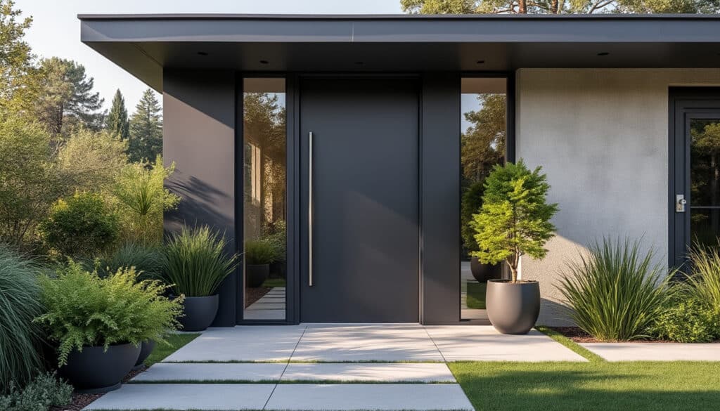 Porte d'entrée en acier : sécurité, isolation et design sur mesure