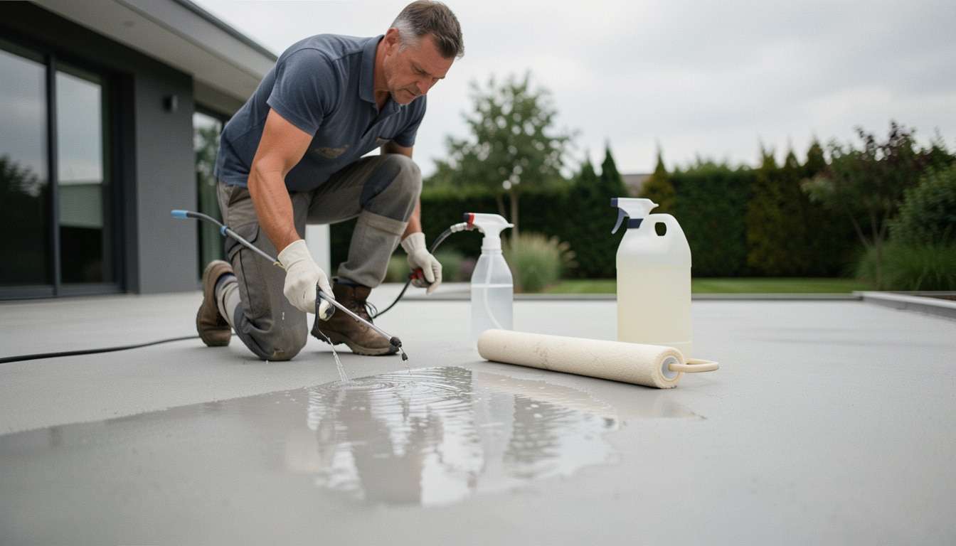 Quel hydrofuge choisir pour protéger durablement le béton