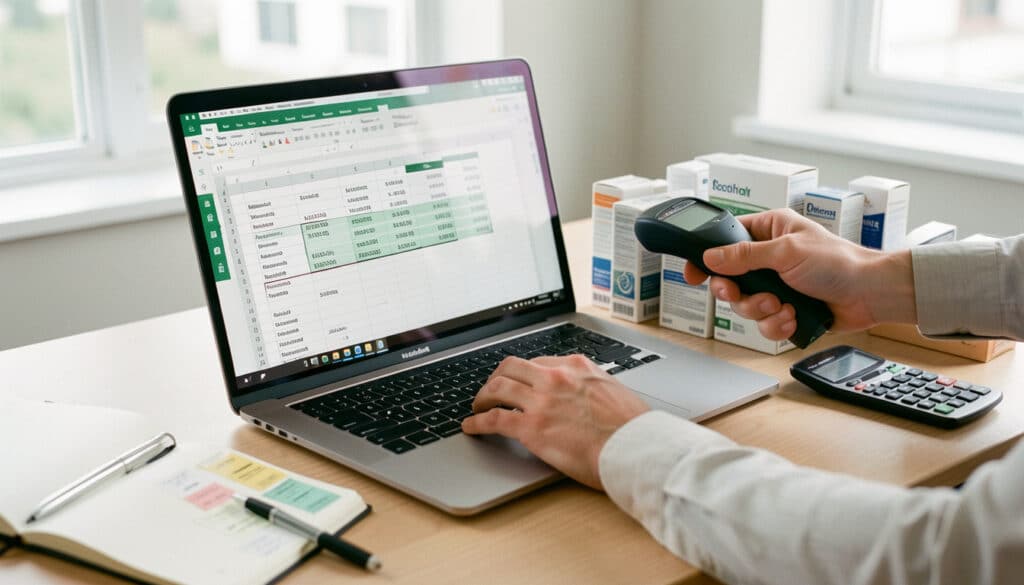 Créer un tableau d’inventaire sur Excel simplement
