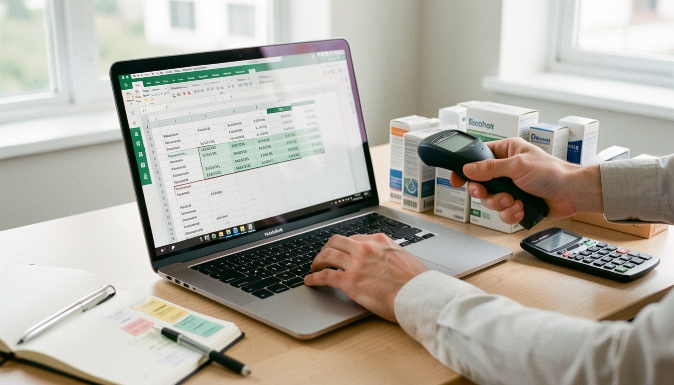 Créer un tableau d’inventaire sur Excel simplement