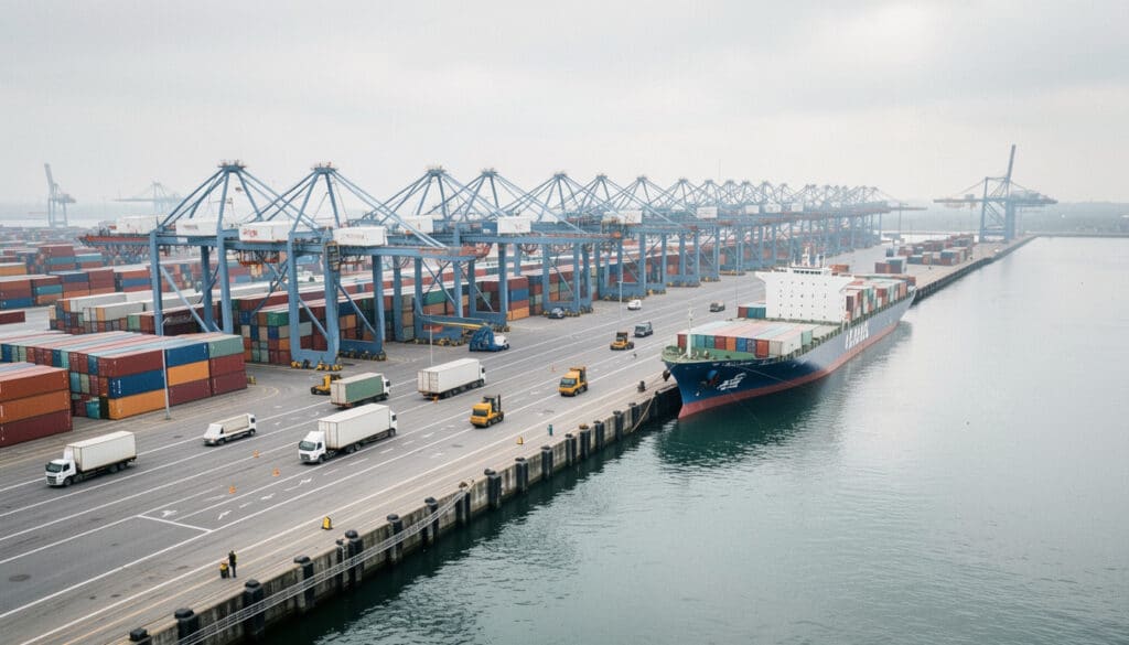 Port à conteneurs : rôle, fonctionnement et enjeux
