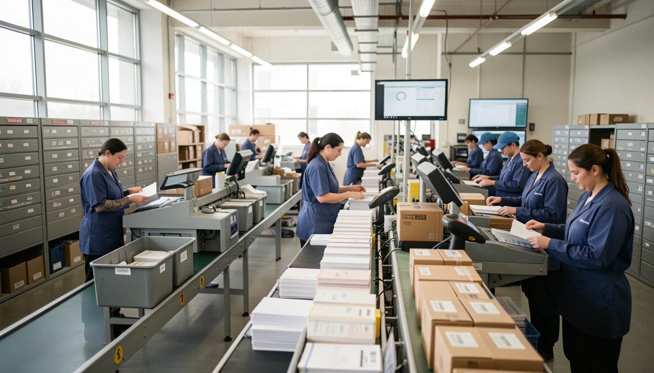 Comment fonctionne un centre de tri du courrier